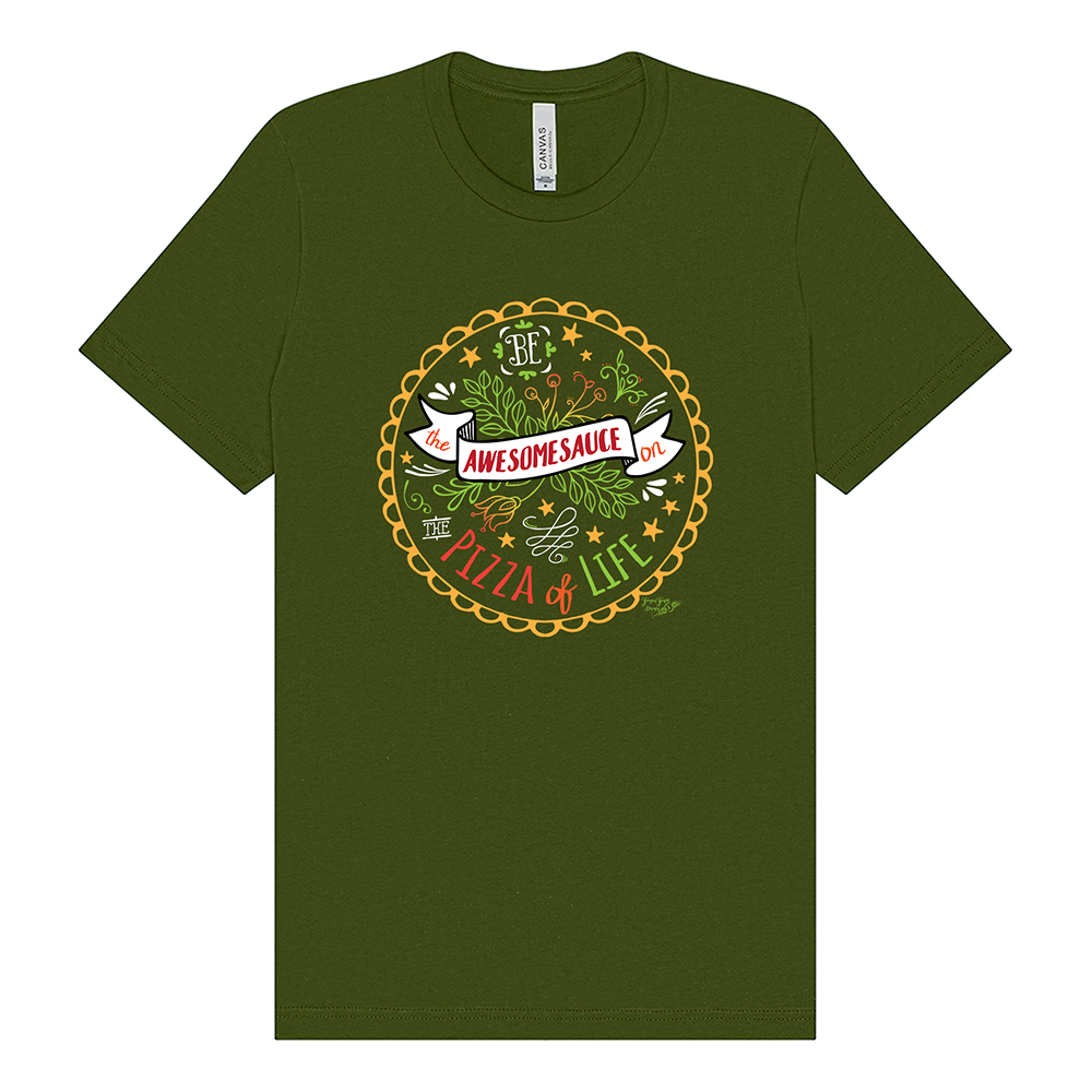 AwesomesaucePizza - Unisex Tee - Dark